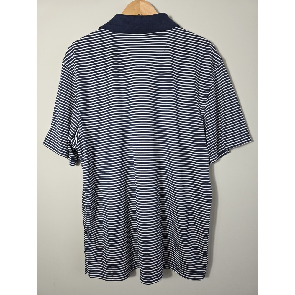 Original Penguin Polo Shirt XL Navy Stripe Golf Classic MSRP $60 NWT - Picture 2 of 8